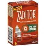 Zaditor Antihistamine Eye Drops, Twin Pack - 2 bottles, 0.17 fl oz each