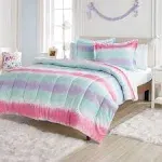 Dream Factory Tie Dye Stripe Comforter Bed in a Bag