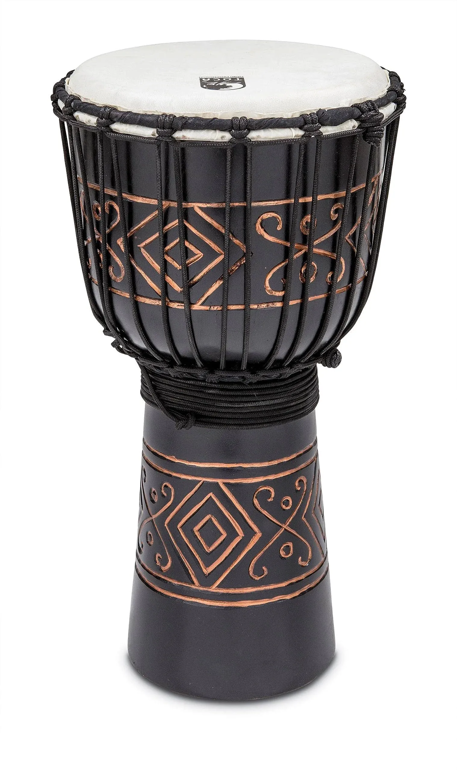 Toca Street Series Black Onyx Djembe Medium