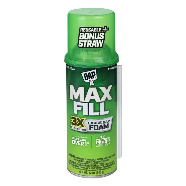 Dap Touch & Foam Max Fill Expanding Sealant - 12 oz