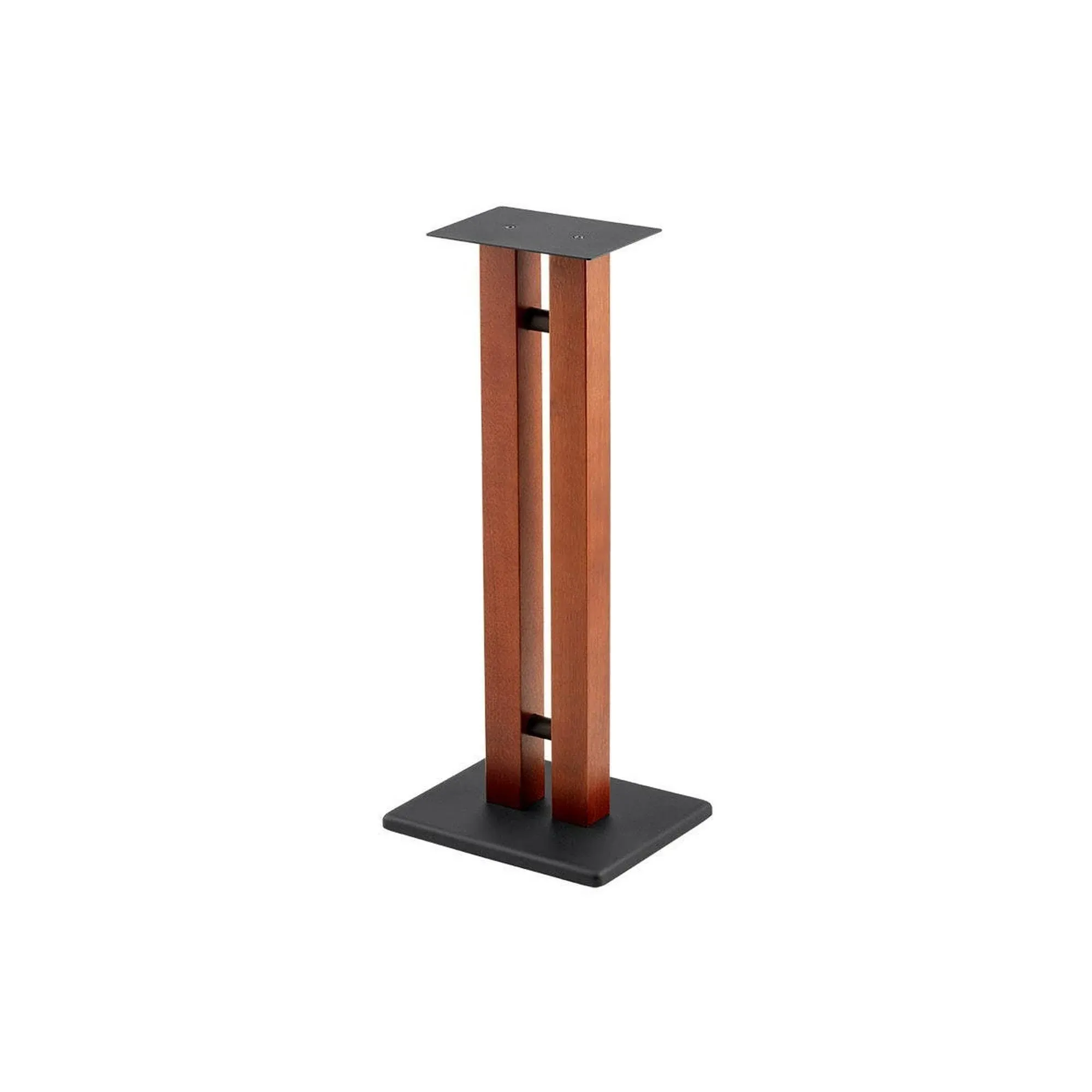 Monolith Speaker Stands - 28 inch Cherry Each 50lbs Capacity Adjustable Spikes ...