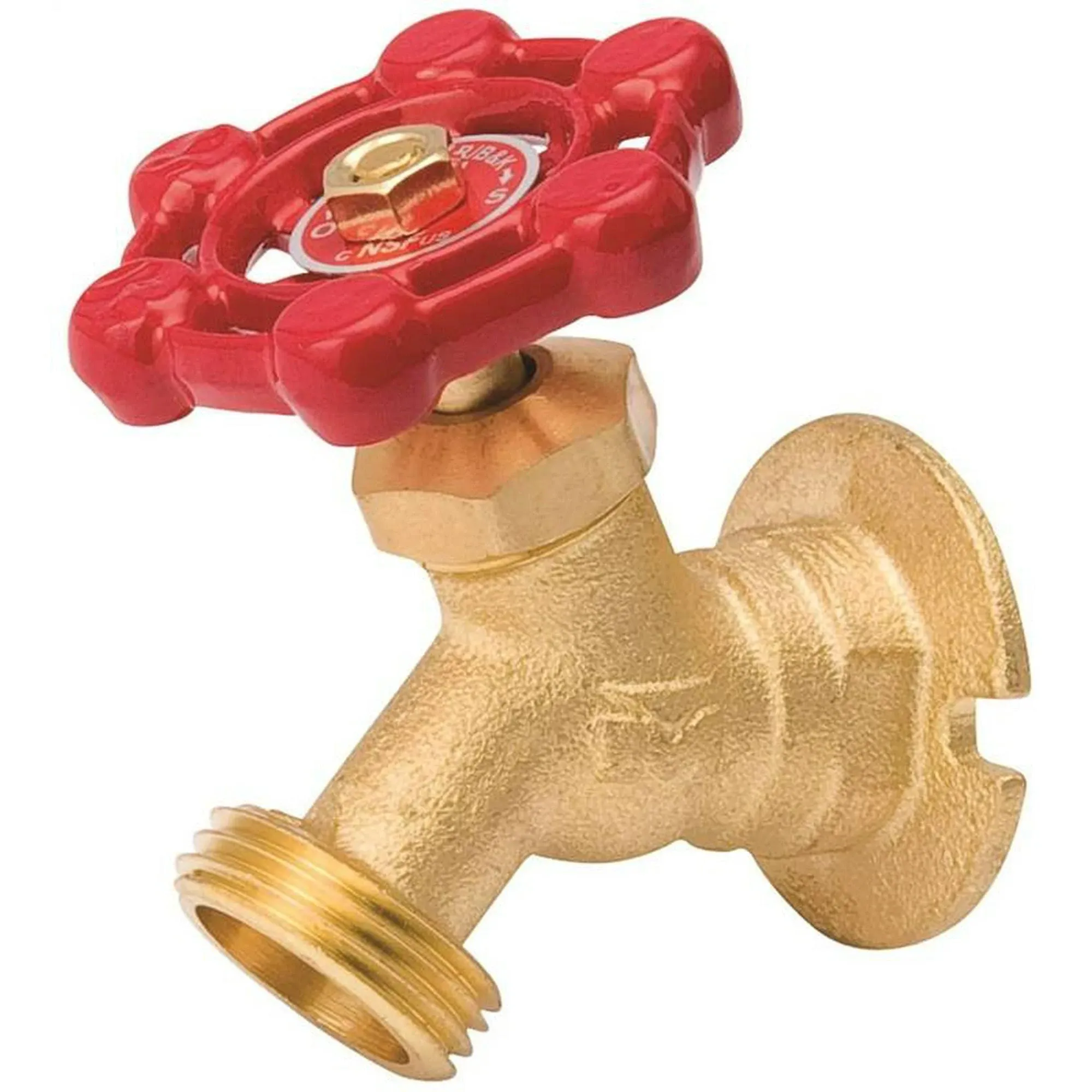 B&K Proline Economy Sillcock Valve, 3/4 in FPT Inlet, 3/4 in Male Hose Thread Outlet, 125 psi, Brass