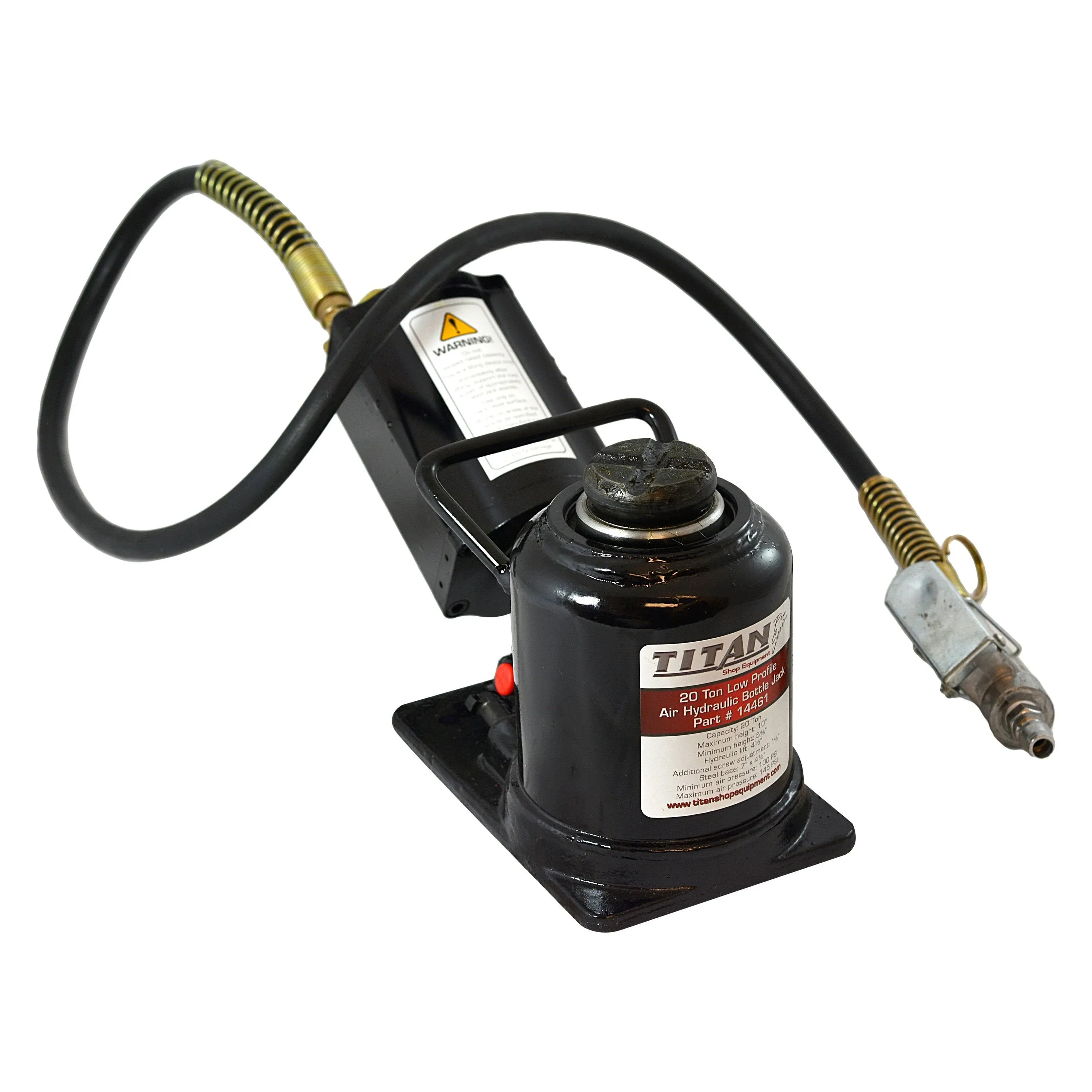 Ame 14461 20 Ton Low Profile Air Hydraulic Bottle Jack