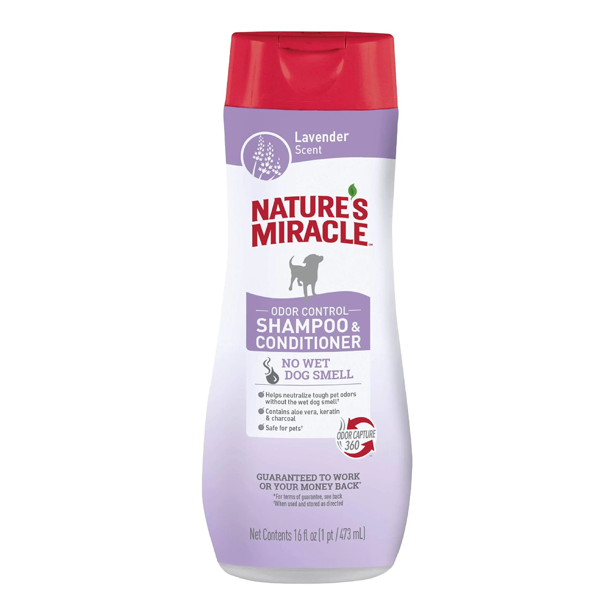 Nature's Miracle Nature`s Miracle Odor Control Shampoo & Conditioner, 16 Ounces, Lavender Scent