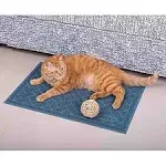 UPSKY Cat Litter Mats 2 Set of Cat Litter Pads, Cat Litter Trap Mats Can Be Spliced and Placed At-Will, Scatter Control for Litter Box, Soft on