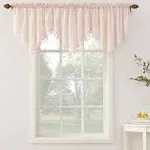 Erica Crushed Voile Valance Blush 51"W x 24" L