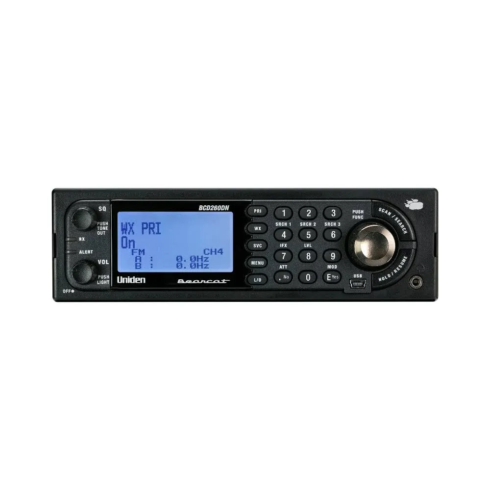 Uniden Bearcat BCD260DN Base/Mobile Digital Scanner, Performance Features, Band Scope Rapid System/Channel Number Tagging, Narrowband Reception, Search Features to Detect Signals Faster Than Ever