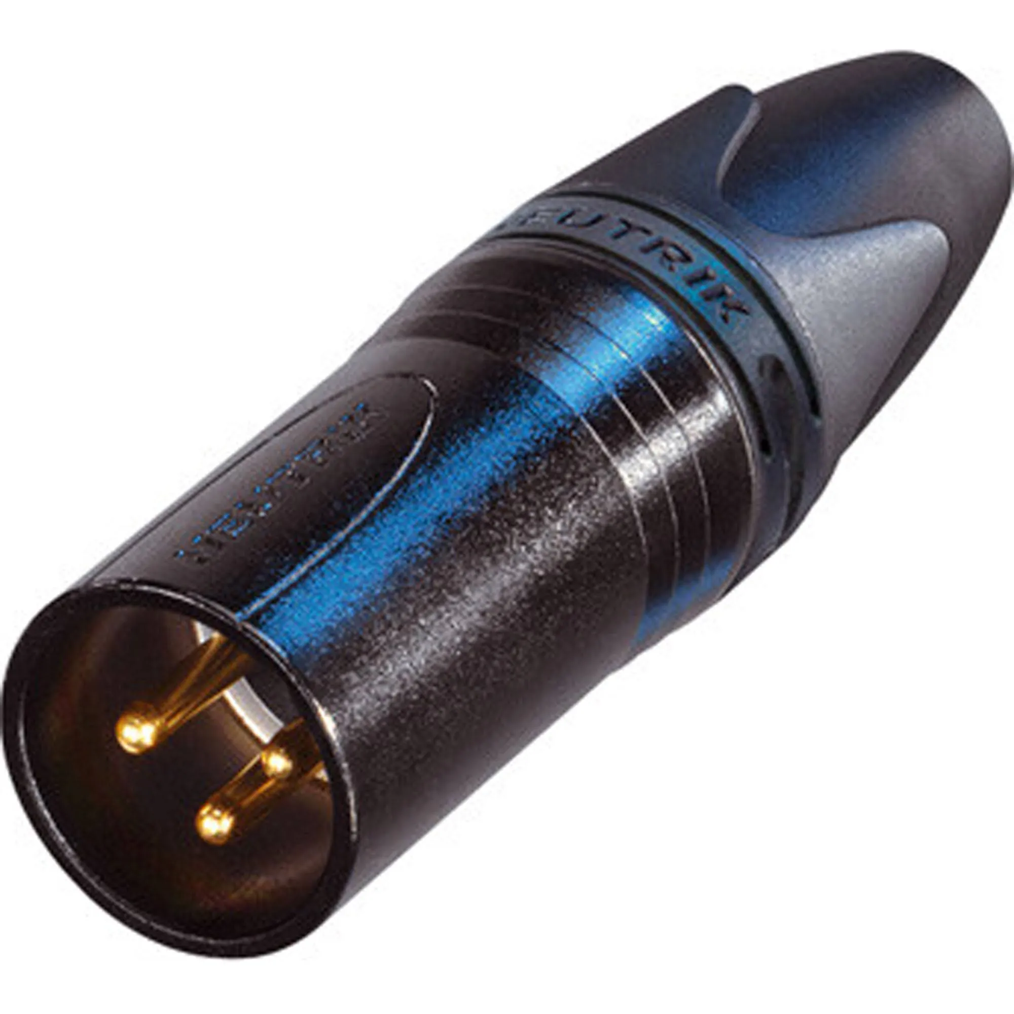 Neutrik NC3MXX-B Male XLR Connector Black with Gold Contacts