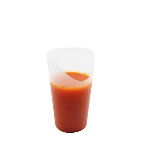 PEPE - Nosey Cups for Adults (x2 Units), Cut Out Cup for Elderly, Dysphagia Cups for Adults, Cut Out Drinking Cup, Hospital Cup for Elderly, Nosey Cups for Disabled