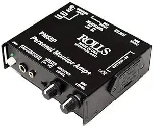 Rolls PM55P Personal Monitor Amp/Limiter/Battery