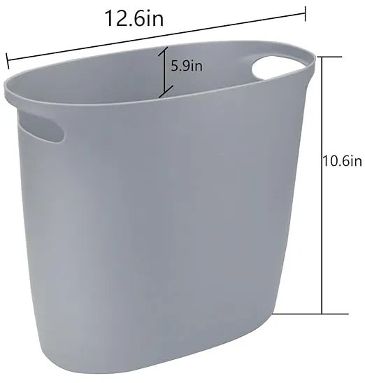 Feiupe Small Trash Can Bathroom Wastebasket Garbage Can for Kitchen Office ...