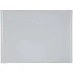 JAM PAPER Plastic Envelopes with Tuck Flap Closure - Letter Booklet - 8 7/8 x 12 - Clear - 12/Pack