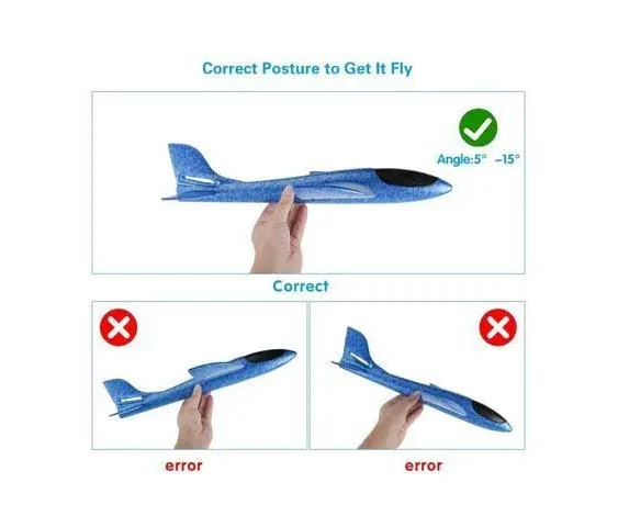 BooTaa 4 Pack Airplane Toys