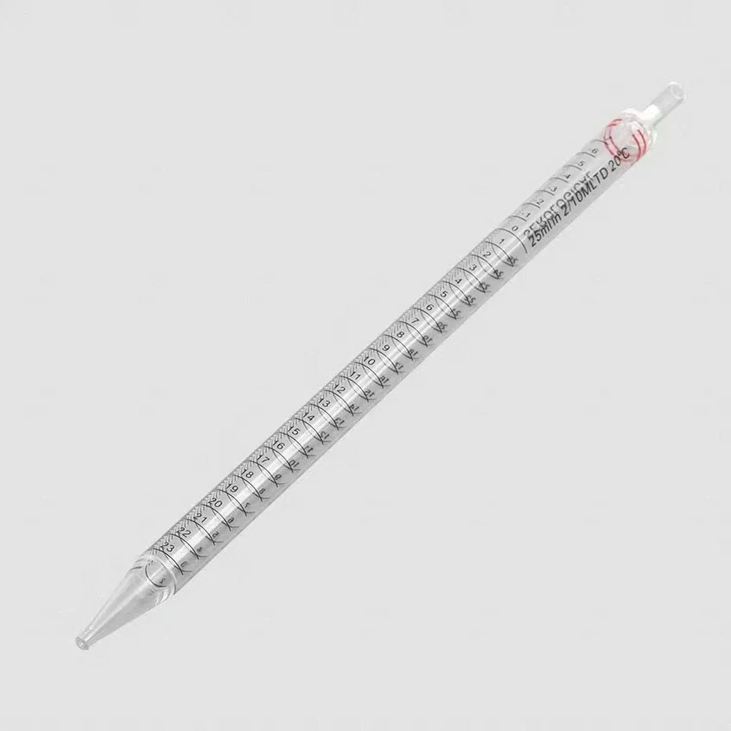 Serological Pipette - 25ml/Red,Individually Wrapped(Case of 50)