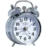 KEYPOWER Alarm Clock Mechanical Wind Twin Bell Double Bell Small