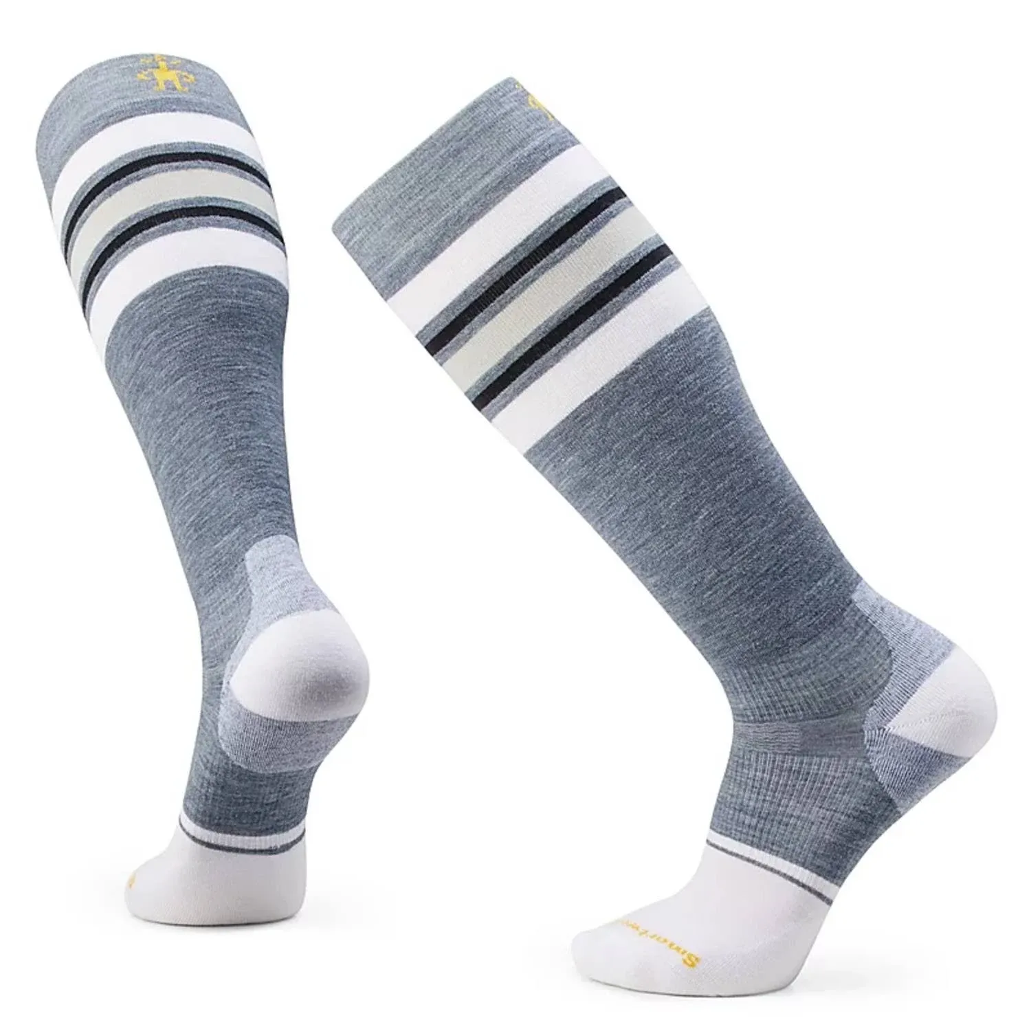 Smartwool Snowboard Targeted Cushion Stripe Extra Stretch Over-the-Calf Sock