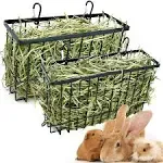 RAYFARMO 2PCS Rabbit Hay Feeder