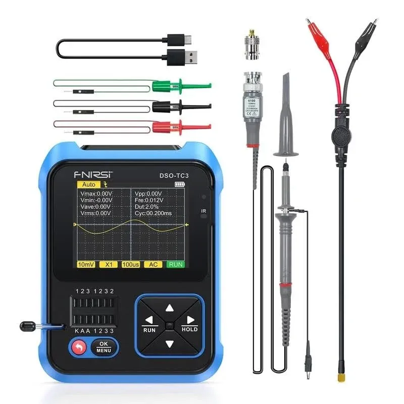 3 in 1 Component Tester DSO-TC3 Transistor Detector Multi-Function Testing Tools