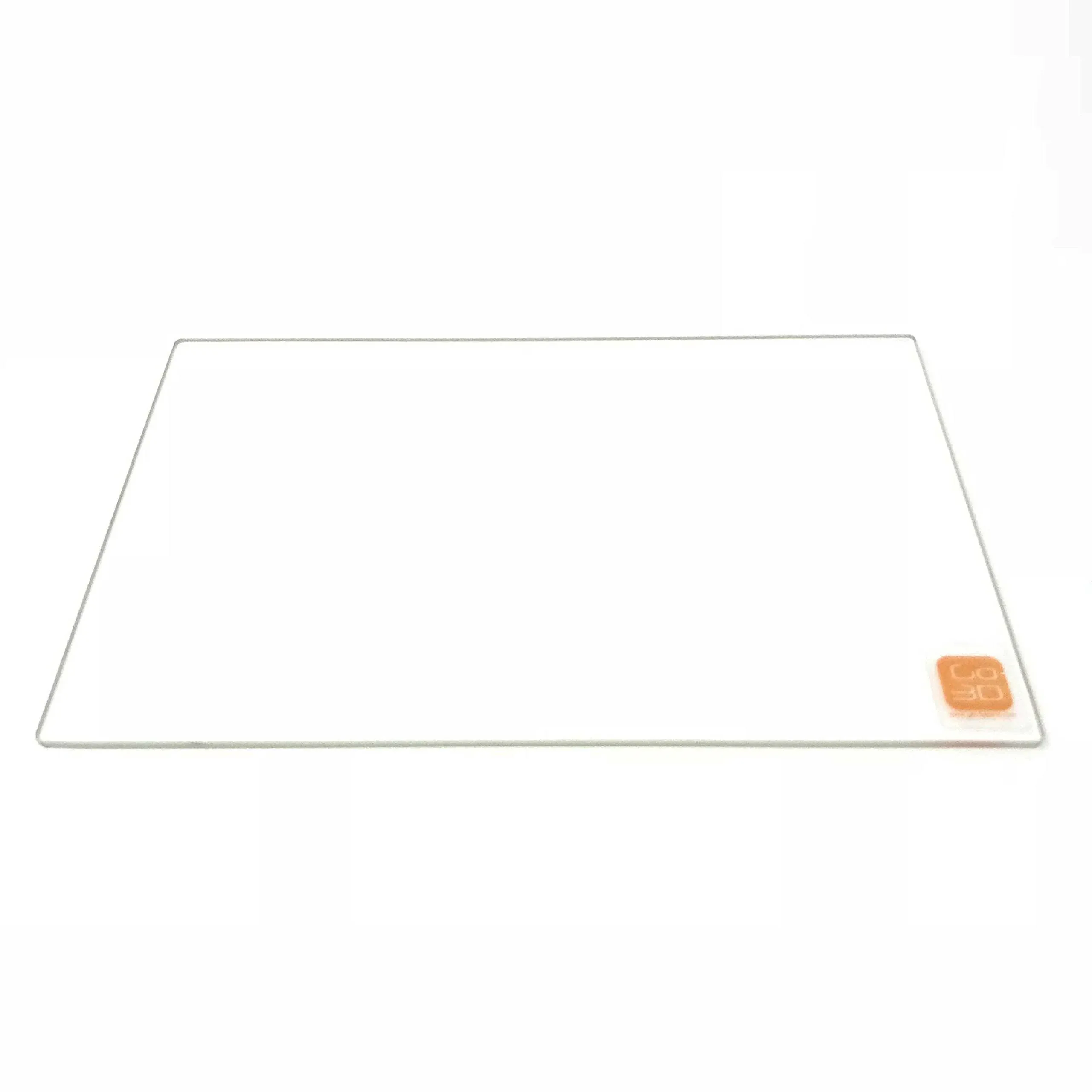 150mm x 230mm Borosilicate Glass Plate/Bed w/Flat Polished Edge for Flashforge Creator & Makerbot Replicator 3D Printer