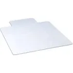 Dimex 36 in. x 48 in. Clear Office Chair Mat with Lip for Hard Floors