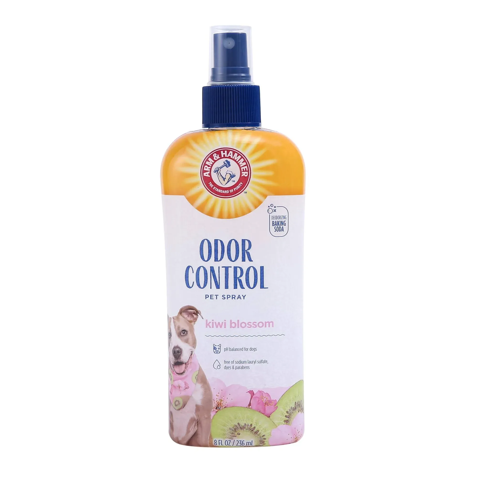 Arm & Hammer Super Deodorizing Spray for Dogs | Best Odor Eliminating Spray for All Dogs & Puppies, Kiwi Blossom Scent, 8 Ounces