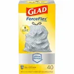 Glad ForceFlex Tall Kitchen Drawstring Trash Bags