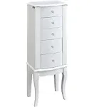 Powell White Jewelry Armoire