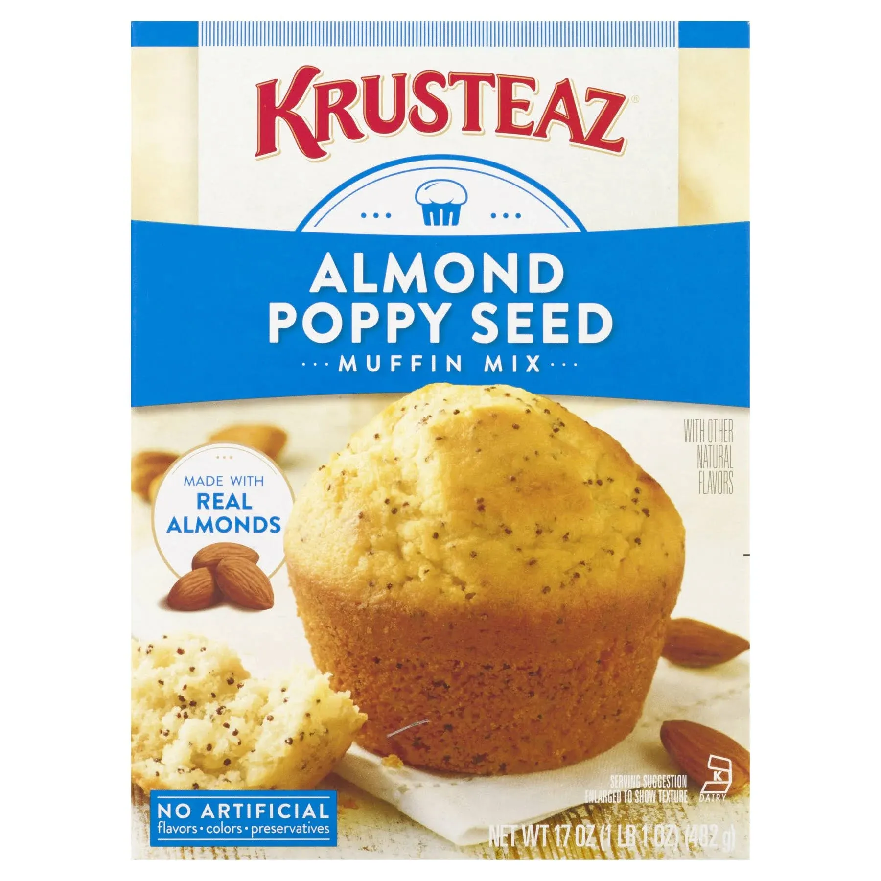 Krusteaz Almond Poppy Seed Supreme Muffin Mix