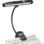 Kootek Music Stand Light, Eye Caring Clip-on Piano Light, 360° Flexible Neck Adjustable Brightness USB Rechargeable Light Lamp for Piano, Sheet Music, Book Reading