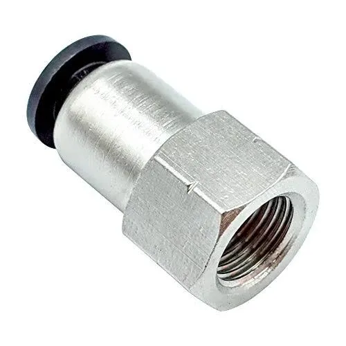 TAILONZ PNEUMATIC Female Straight 3/8 Inch Tube OD x NPT Thread Push to Connect Fittings