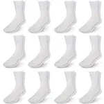 NEW YORK AVE Men's Diabetic Cotton Crew Socks