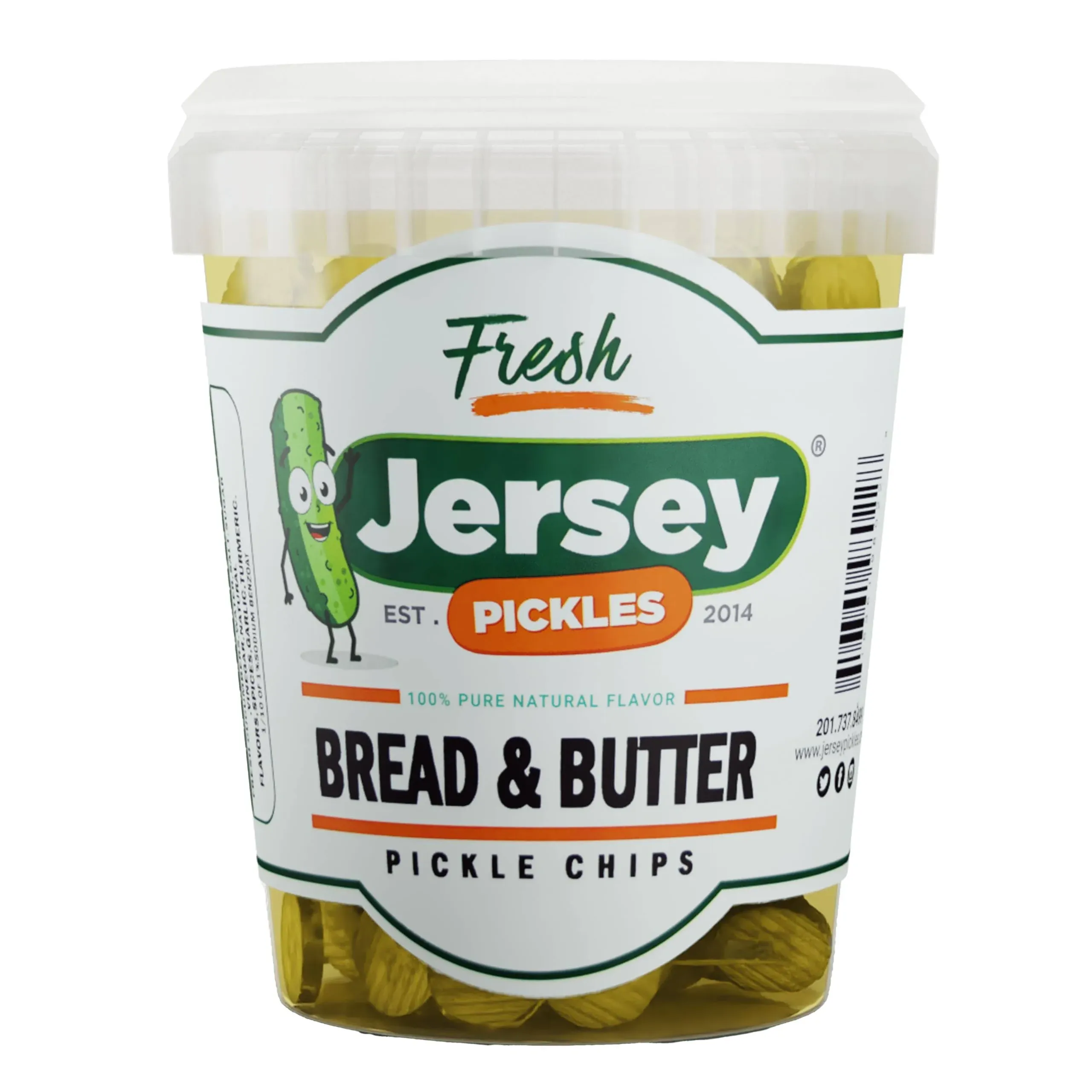 Jersey Pickles Bread and Butter Pickled Chips (sweet) Gallon