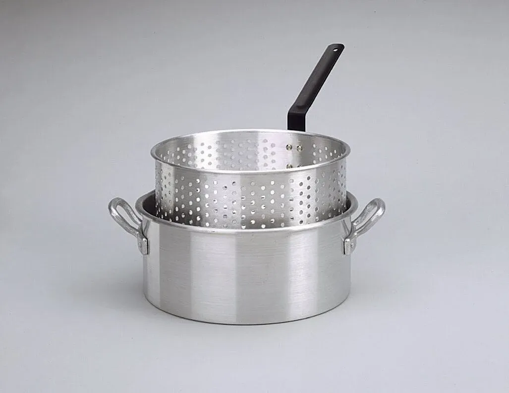 King Kooker KK2 9-Quart Aluminum Fry Pan with Basket