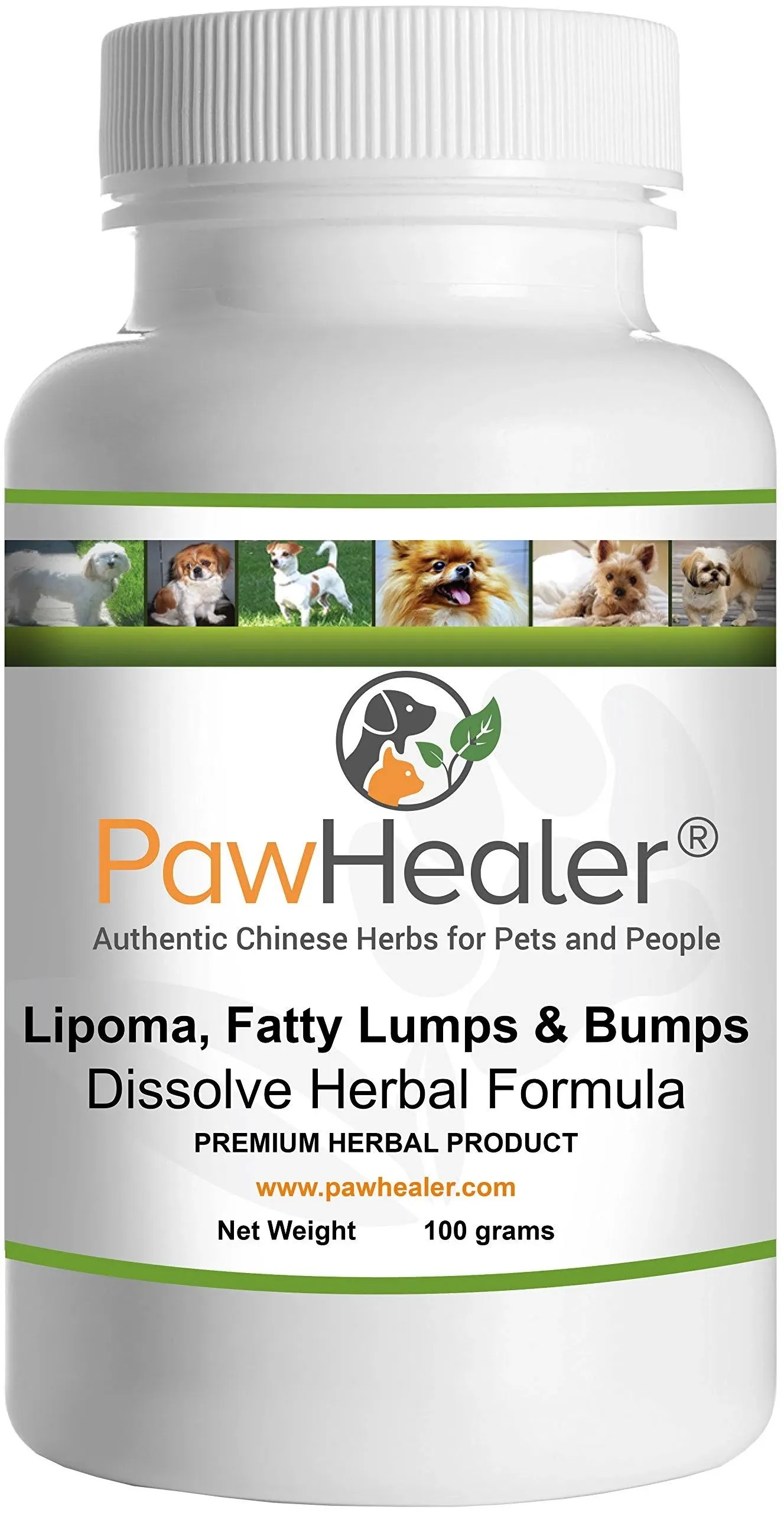 PawHealer Dissolve Herbal Formula - 100 Grams Powder - Remedy for Fatty Lumps ...