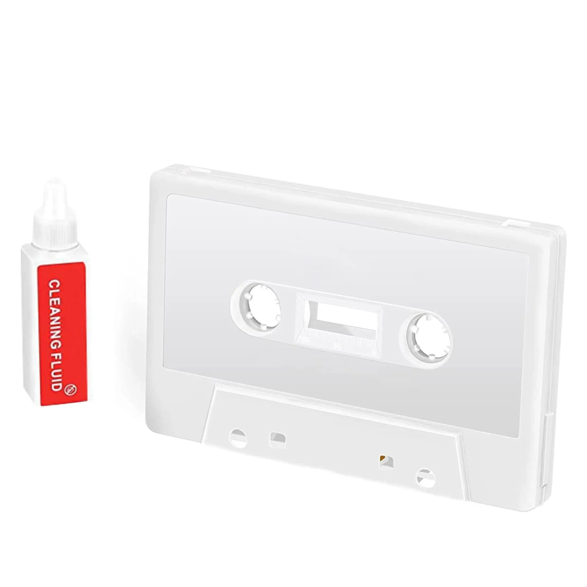 AUDIO CASSETTE TAPE HEAD CLEANER & DEMAGNETIZER WET-TYPE FOR HOME CAR OR PORTABLE DECKS