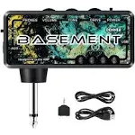 Donner Bass Guitar Headphone Amp Basement USB Rechargeable Mini Portable Bass Headphone Amplifier for Bass Guitar