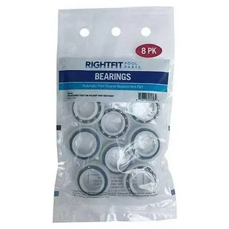 Right Fit Replacement Bearings for Polaris 180 and 280 Pool Cleaners, 8-Pack