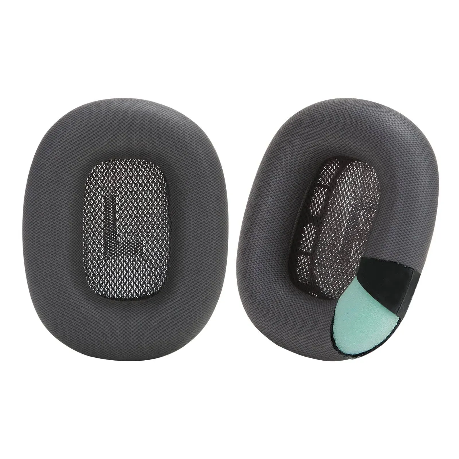 Gel Earpads Compatible with AirPods Max Ear Cups Magnetic Ear Cushions with Silica Gel, Protein Leather, Memory Foam Black Dark Grey