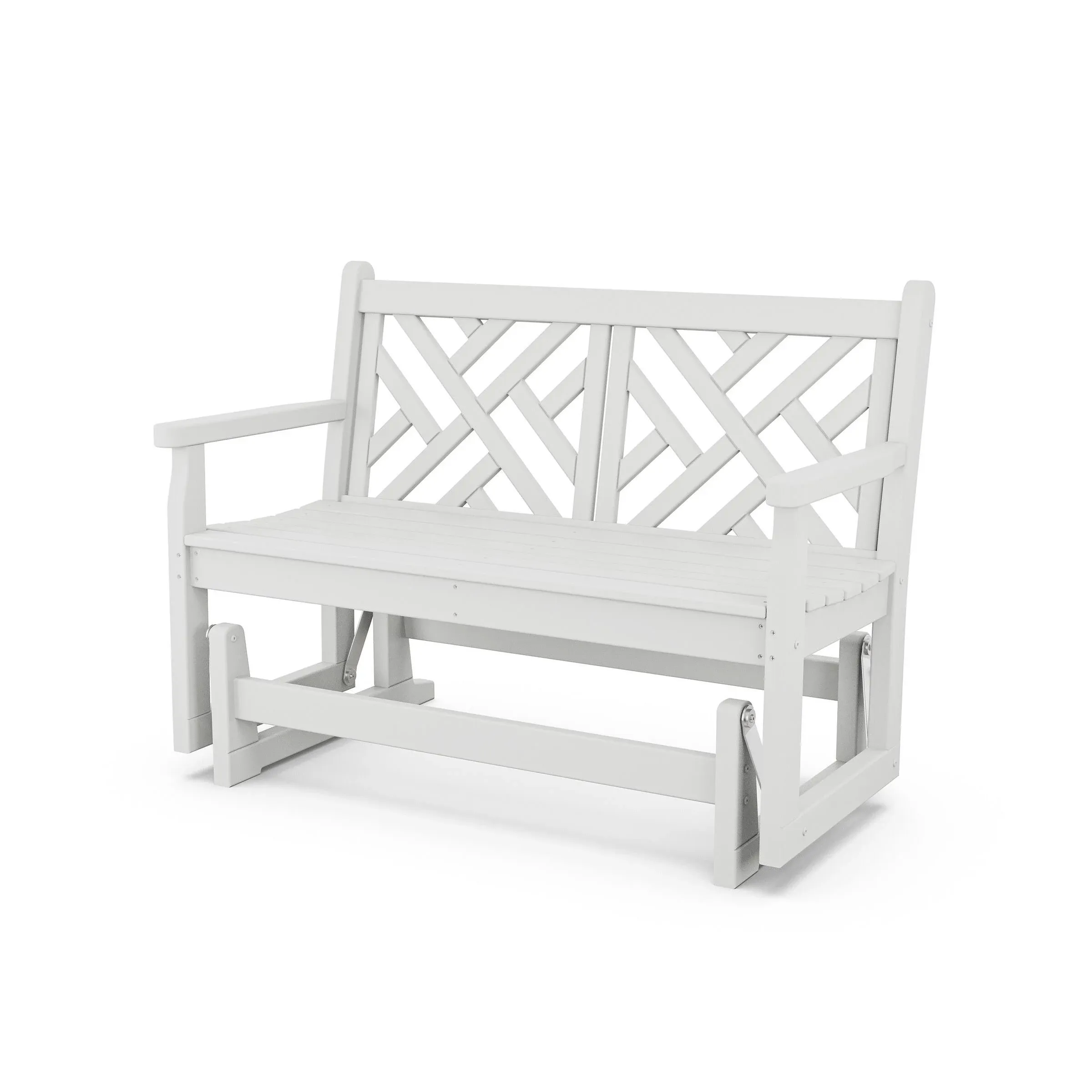 POLYWOOD Chippendale Glider - White