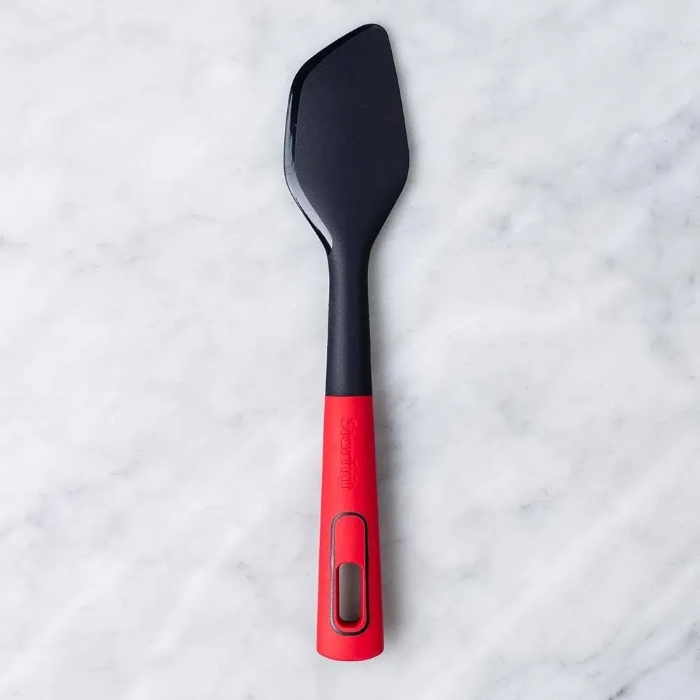 Starfrit 092814-006-0000 Silicone Angled Spatula, Red