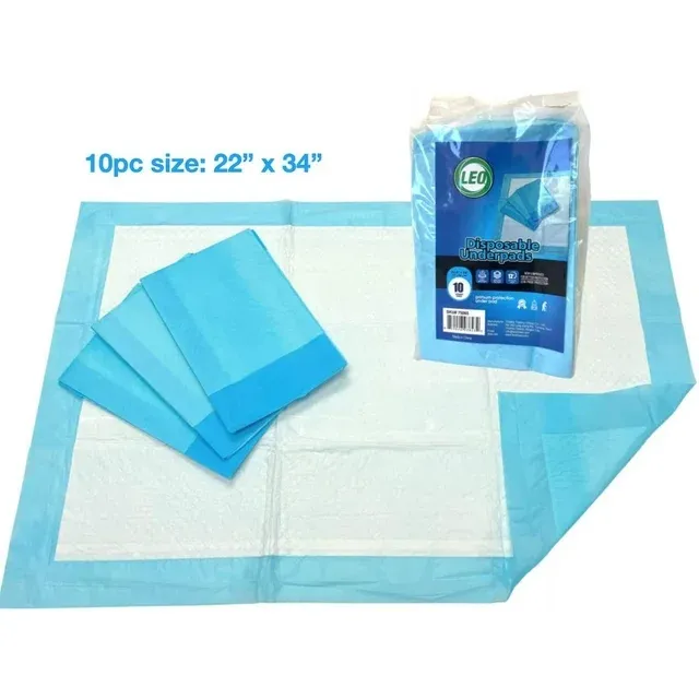 30 pc Disposable Bed Pads 34" x 22", Water Leak-Proof Breathable Incontinence Bed Pads for Children and Elderly People for Incontinence Disposable Bed Pads ( 30 Under Pads )