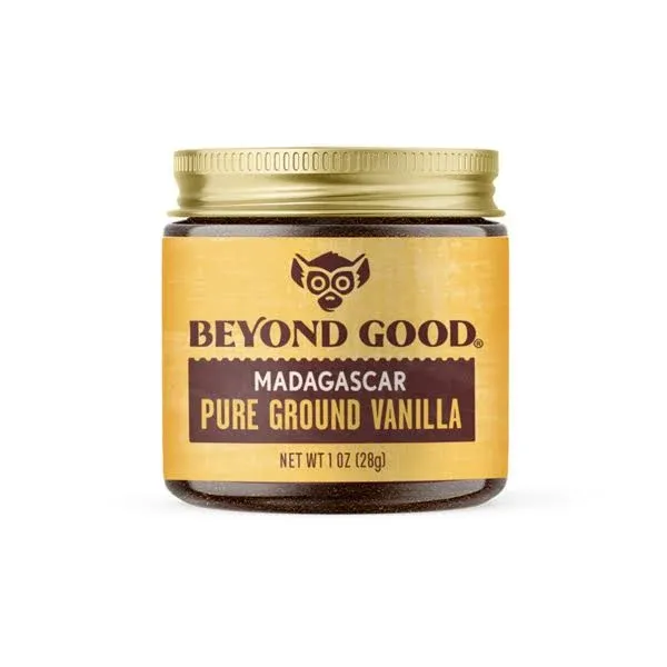 BEYOND GOOD: Vanilla Powder Pure Ground, 1 OZ