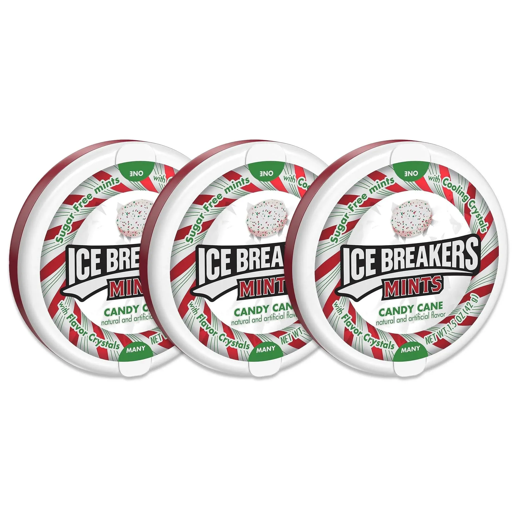 Ice Breakers Candy Cane Puck Pack of 3