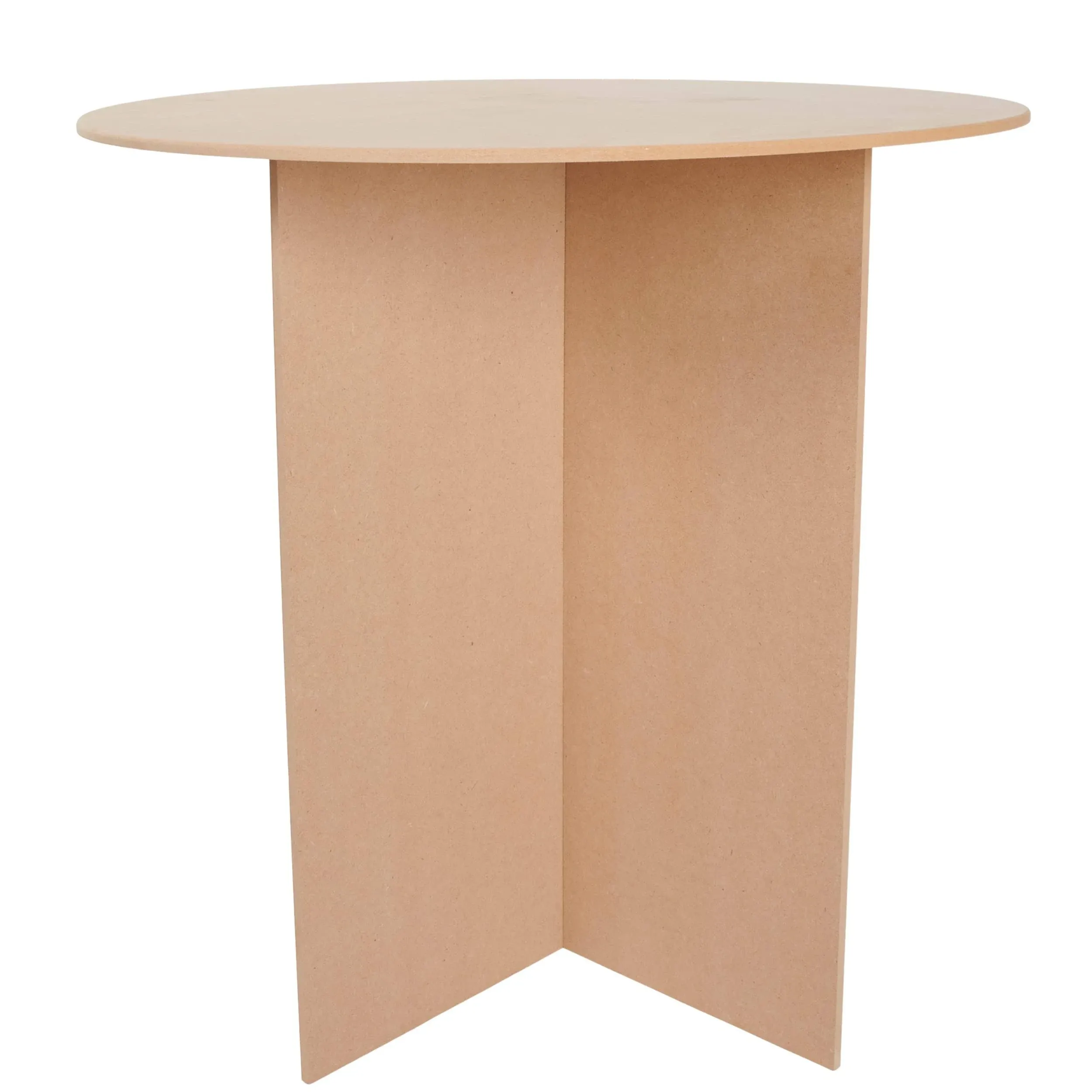 SSWBasics 30" Round Wood Display Table