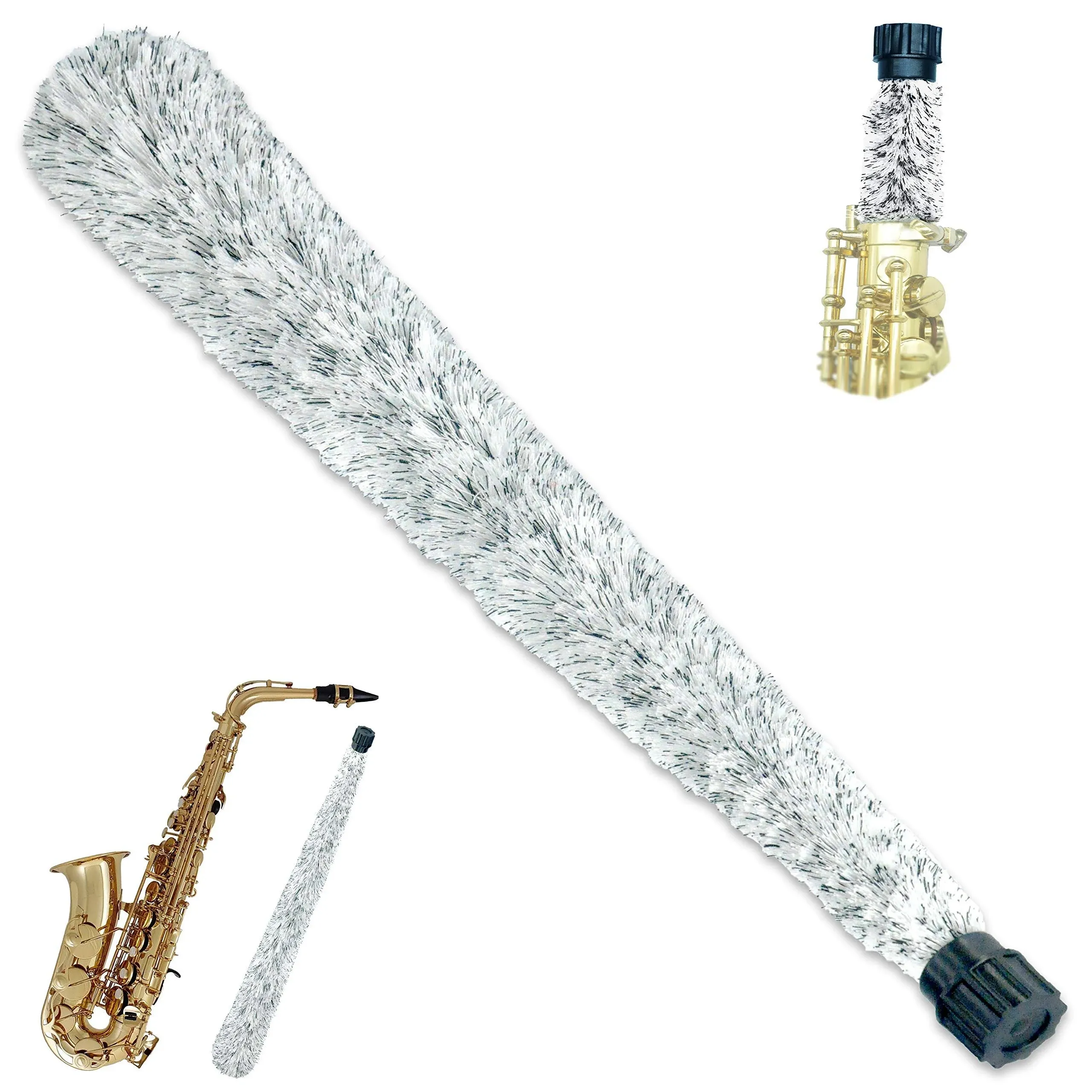 KUKYO　Alto Sax Pad Saver, ultra fiber Brush Cleaner Maintain Care Tool, easy to environment,easy to body of human, Gifts.