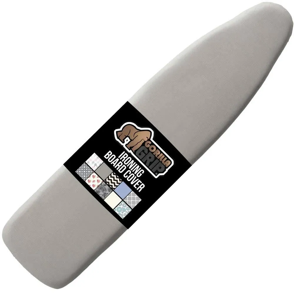 Gorilla Grip Reflective Silicone Ironing Board Cover, 15x54, Fits Large and Standard