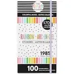 The Happy Planner Mega Value Pack Stickers 100 Sheets Colorful Boxes