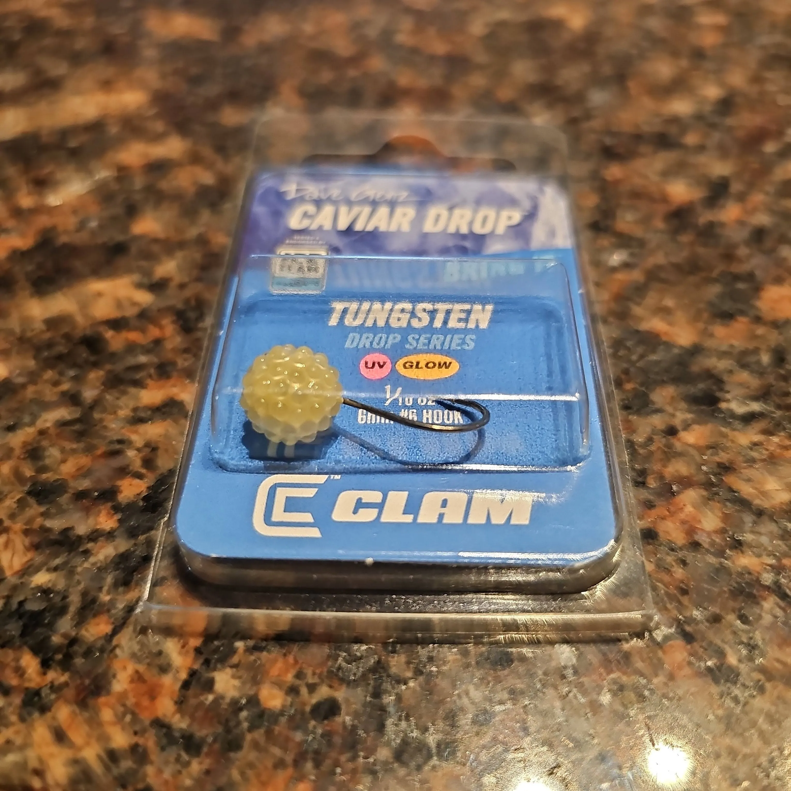 Clam Corporation 110191 Caviar Drop, Size 6 1/10oz, White Glow