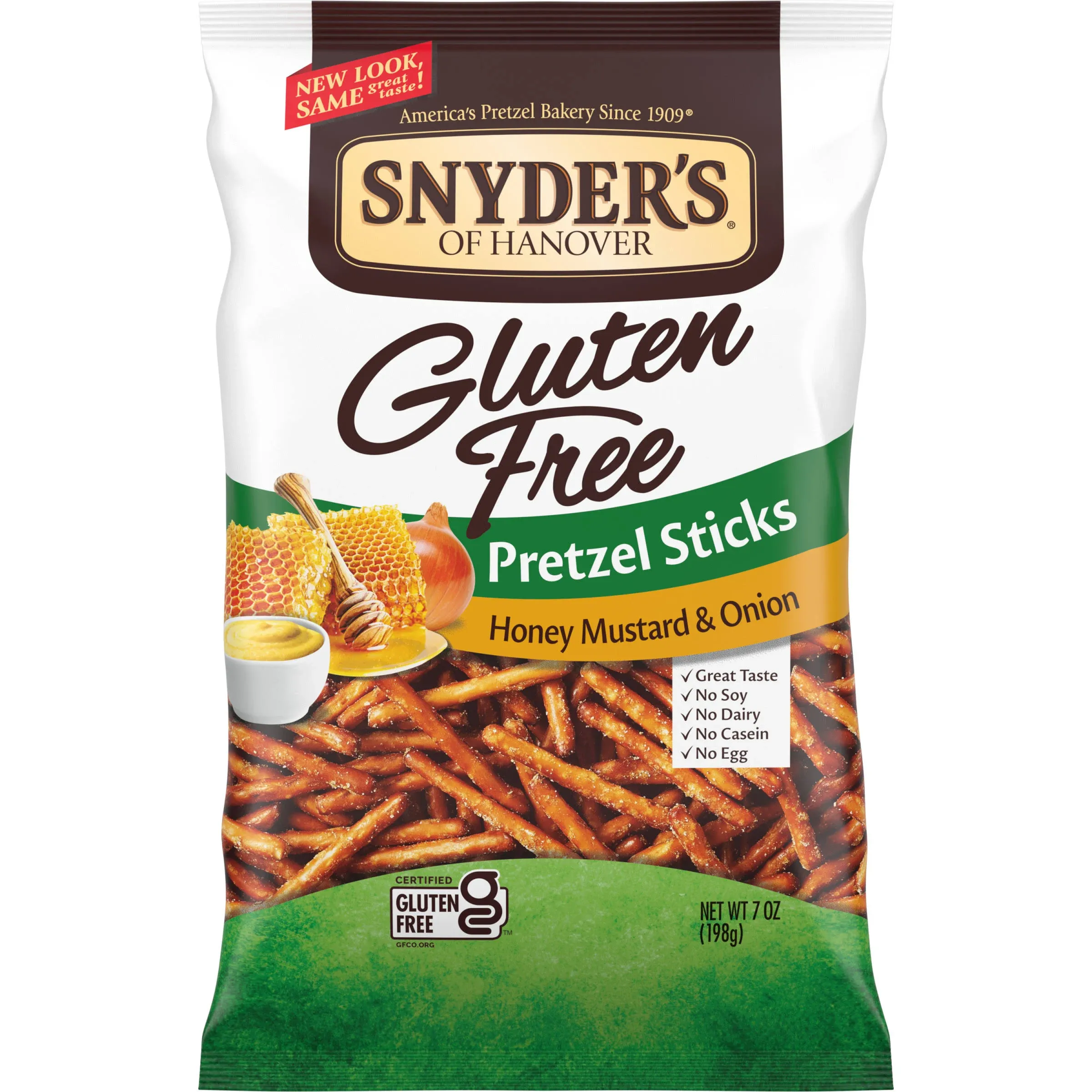 Snyder's of Hanover Gluten Free Honey Mustard and Onion Pretzel Sticks - 7 Oz