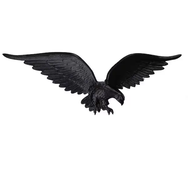 Montague Metal Products 24 in. Black Wall Eagle WE-24-SB